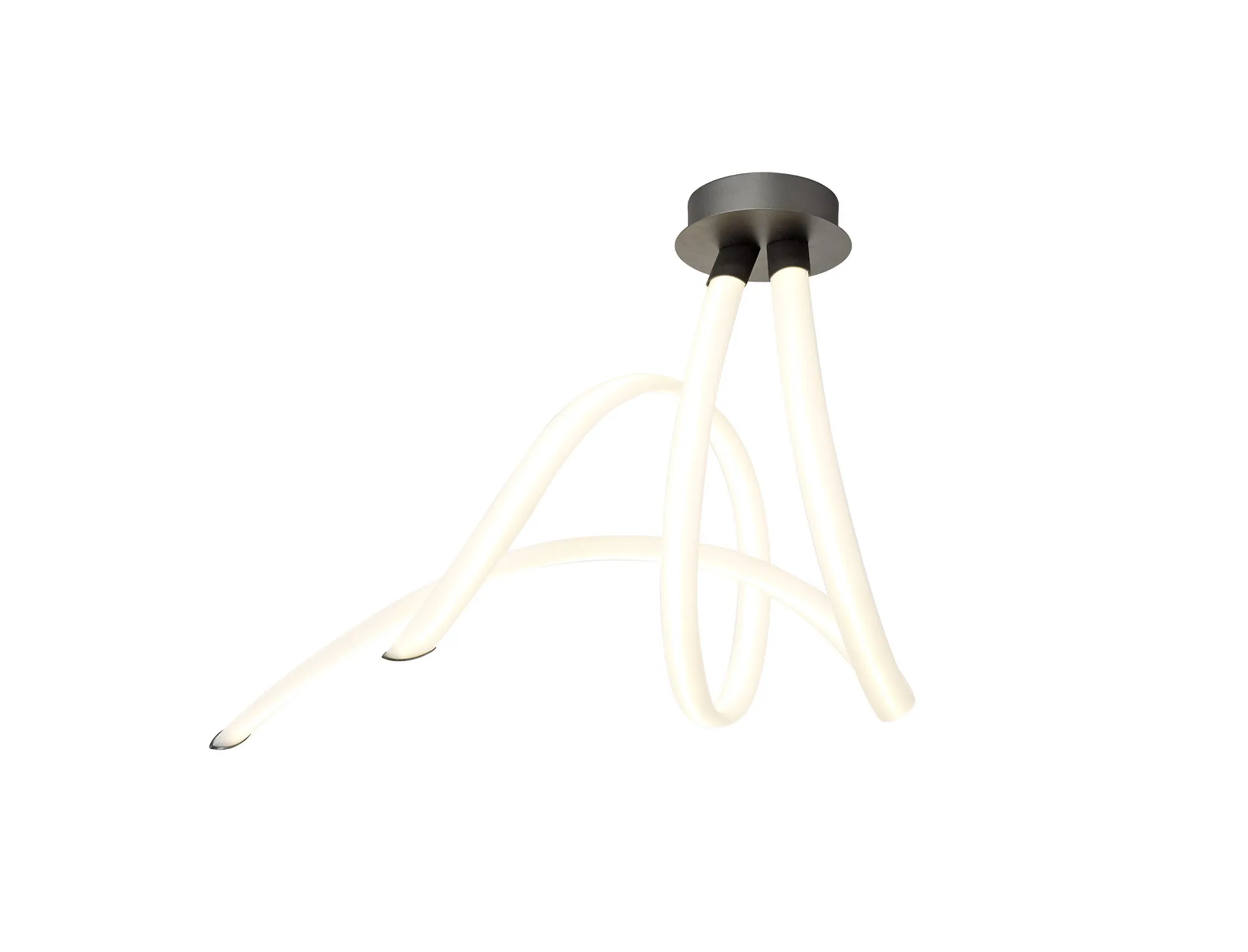 Armonia Titanium Ceiling Lights Mantra Semi Flush Fittings